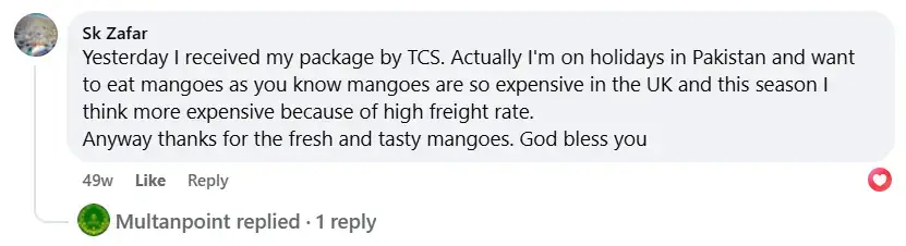 Mangoes review of Saroli